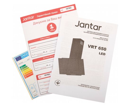 Вытяжка кухонная Jantar VRT 650 LED 60 WH, изображение 12 Вытяжка кухонная Jantar VRT 650 LED 60 WH, изображение 12