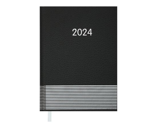 Тижневик Buromax датований 2024 PARALLEL A5 чорний (BM.2107-01)