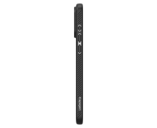 Чехол для мобильного телефона Spigen Apple iPhone 15 Pro Max Liquid Air Matte Black (ACS06562), изображение 10 Чехол для мобильного телефона Spigen Apple iPhone 15 Pro Max Liquid Air Matte Black (ACS06562), изображение 10