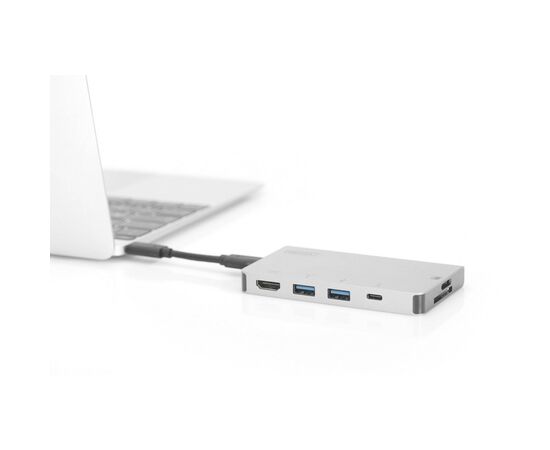 Порт-репликатор Digitus Travel USB-C, 6 Port (DA-70867), изображение 3 Порт-репликатор Digitus Travel USB-C, 6 Port (DA-70867), изображение 3