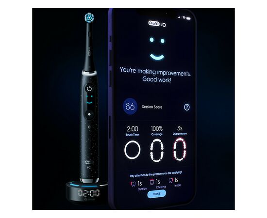 Электрическая зубная щетка Oral-B Series 10 iOM10.1B4.2AD (4210201434672), изображение 7 Электрическая зубная щетка Oral-B Series 10 iOM10.1B4.2AD (4210201434672), изображение 7