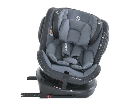 Автокресло El Camino ME 1045-1 Evolution 2 360 Isofix Royal dark gray 0-36 кг (ME 1045-1 royal d.gr), изображение 6 Автокресло El Camino ME 1045-1 Evolution 2 360 Isofix Royal dark gray 0-36 кг (ME 1045-1 royal d.gr), изображение 6