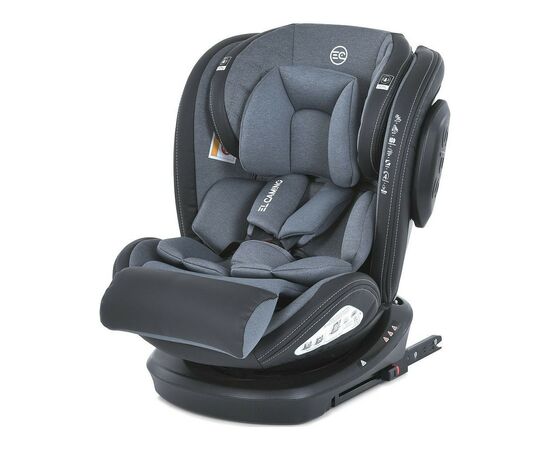 Автокресло El Camino ME 1045-1 Evolution 2 360 Isofix Royal dark gray 0-36 кг (ME 1045-1 royal d.gr)