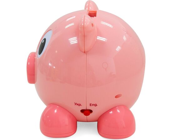 Развивающая игрушка Kiddi Smart Интерактивная обучающая игрушка Smart-Копилочка украинский и английский язык (208441), изображение 3 Развивающая игрушка Kiddi Smart Интерактивная обучающая игрушка Smart-Копилочка украинский и английский язык (208441), изображение 3