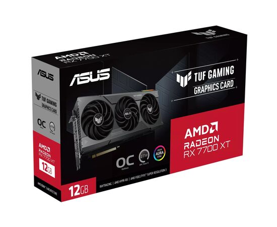 Видеокарта ASUS Radeon RX 7700 XT 12Gb TUF OC GAMING (TUF-RX7700XT-O12G-GAMING), изображение 12 Видеокарта ASUS Radeon RX 7700 XT 12Gb TUF OC GAMING (TUF-RX7700XT-O12G-GAMING), изображение 12