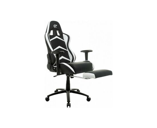 Кресло игровое GT Racer X-2534-F Black/White, изображение 7 Кресло игровое GT Racer X-2534-F Black/White, изображение 7