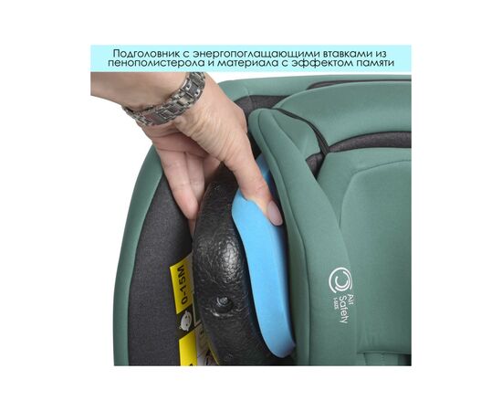 Автокресло El Camino ME 1081-B I-Trust 360 Iso-Fix (0-36кг) hunter green (ME 1081-B hunter green), изображение 9 Автокресло El Camino ME 1081-B I-Trust 360 Iso-Fix (0-36кг) hunter green (ME 1081-B hunter green), изображение 9