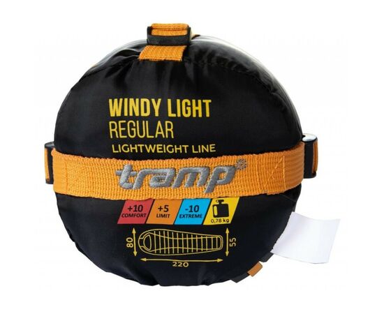 Спальный мешок Tramp Windy Light Orange/Grey Right (UTRS-055-R), изображение 10 Спальный мешок Tramp Windy Light Orange/Grey Right (UTRS-055-R), изображение 10