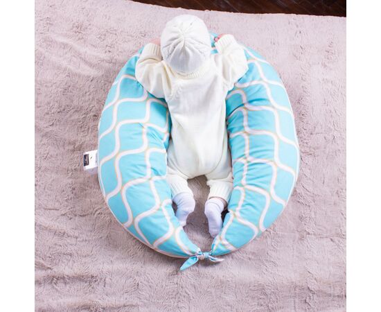 Подушка MirSon для беременных и кормления №8319 Print Line 18-444 Gracia Бязь 30х170х20 см (2200006200444), изображение 7 Подушка MirSon для беременных и кормления №8319 Print Line 18-444 Gracia Бязь 30х170х20 см (2200006200444), изображение 7