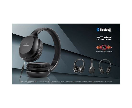 Наушники REAL-EL GD-820 Black, изображение 11 Наушники REAL-EL GD-820 Black, изображение 11