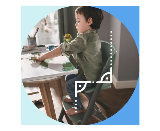 Стілець для годування Kinderkraft Livy Olive Green (5902533919628), зображення 7 Стілець для годування Kinderkraft Livy Olive Green (5902533919628), зображення 7