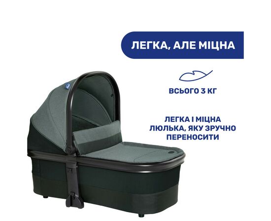 Коляска Chicco 2 в 1 Mysa Зеленая (2900990849444) (87026.30.01), изображение 3