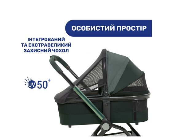 Коляска Chicco 2 в 1 Mysa Зеленая (2900990849444) (87026.30.01), изображение 5
