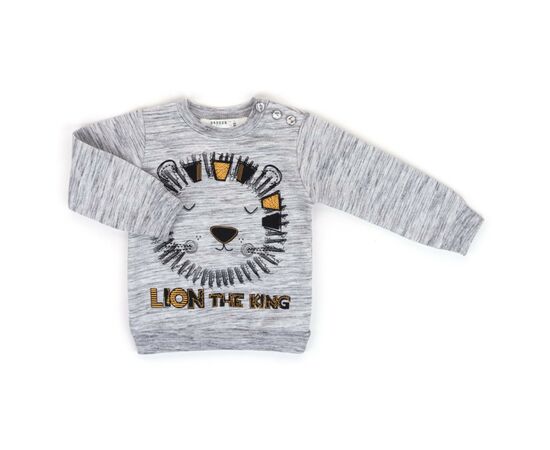 Набор детской одежды Breeze "LION THE KING" (6679-80B-gray), изображение 2 Набор детской одежды Breeze "LION THE KING" (6679-80B-gray), изображение 2