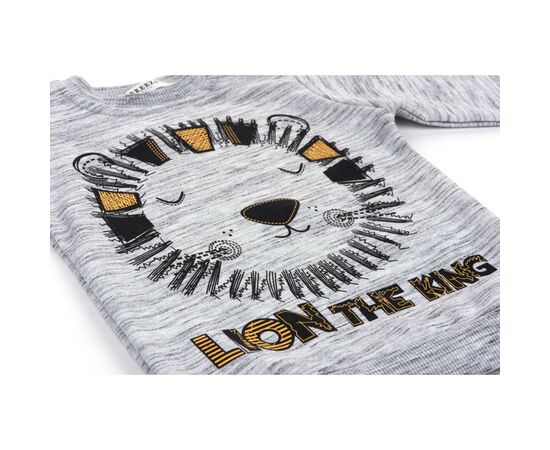 Набор детской одежды Breeze "LION THE KING" (6679-80B-gray), изображение 9 Набор детской одежды Breeze "LION THE KING" (6679-80B-gray), изображение 9