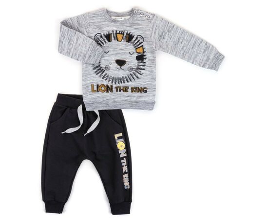 Набір дитячого одягу Breeze "LION THE KING" (6679-80B-gray)