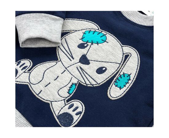 Набір дитячого одягу Breeze з зайцем (9513-92B-blue), зображення 7 Набір дитячого одягу Breeze з зайцем (9513-92B-blue), зображення 7