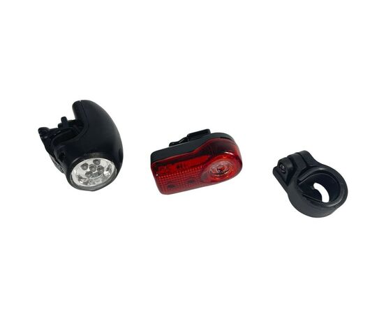 Комплект велофар Good Bike Twins 2 режима 5+3 LED (92306-IS), изображение 2 Комплект велофар Good Bike Twins 2 режима 5+3 LED (92306-IS), изображение 2