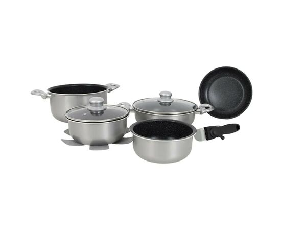 Набор посуды Gimex Cookware Set induction 8 предметів Silver (6977227)