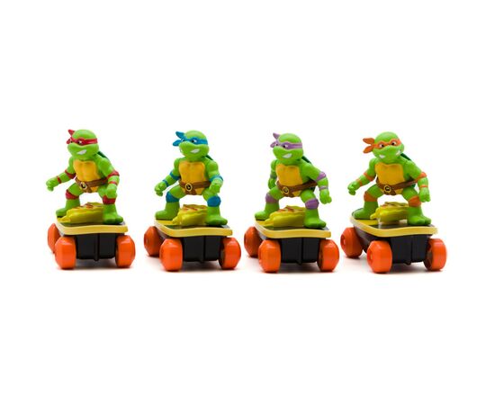 Игровой набор Funrise TMNT Черепашки-ниндзя классические Скейтбордист с лаунчером Леонардо (71040), изображение 10 Игровой набор Funrise TMNT Черепашки-ниндзя классические Скейтбордист с лаунчером Леонардо (71040), изображение 10