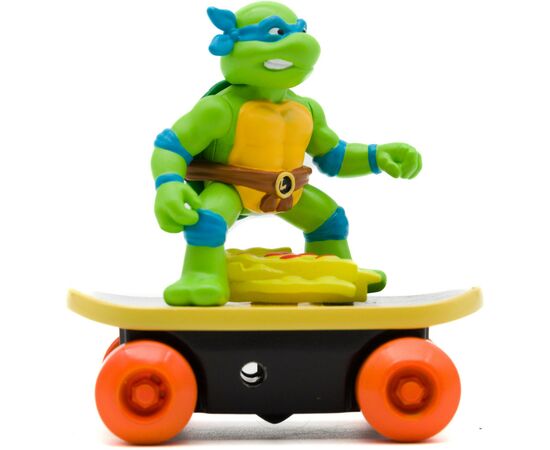 Игровой набор Funrise TMNT Черепашки-ниндзя классические Скейтбордист с лаунчером Леонардо (71040), изображение 5 Игровой набор Funrise TMNT Черепашки-ниндзя классические Скейтбордист с лаунчером Леонардо (71040), изображение 5