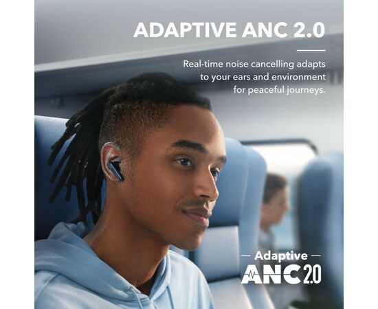 Наушники Anker SoundСore Liberty 4 NC Navy Blue (A3947G31), изображение 3 Наушники Anker SoundСore Liberty 4 NC Navy Blue (A3947G31), изображение 3