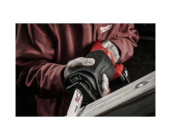 Полотно Milwaukee для сабельной пилы, AX FANG TIP 300мм, шаг 5,0мм, 5шт, древесина с гвоздями (48005027), изображение 10 Полотно Milwaukee для сабельной пилы, AX FANG TIP 300мм, шаг 5,0мм, 5шт, древесина с гвоздями (48005027), изображение 10