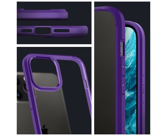 Чехол для моб. телефона Spigen iPhone 12 Crystal Hybrid, Hydrangea Purple (ACS01478), изображение 9 Чехол для моб. телефона Spigen iPhone 12 Crystal Hybrid, Hydrangea Purple (ACS01478), изображение 9