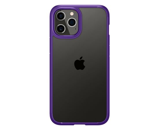 Чехол для моб. телефона Spigen iPhone 12 Crystal Hybrid, Hydrangea Purple (ACS01478)