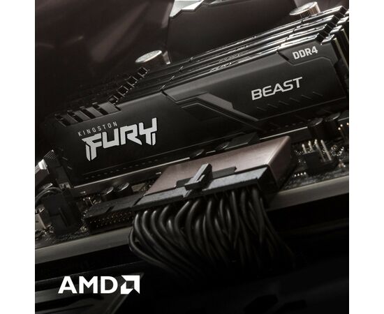 Модуль памяти для компьютера DDR4 8GB 3200 MHz Fury Beast Black Kingston Fury (ex.HyperX) (KF432C16BB/8), изображение 11 Модуль памяти для компьютера DDR4 8GB 3200 MHz Fury Beast Black Kingston Fury (ex.HyperX) (KF432C16BB/8), изображение 11