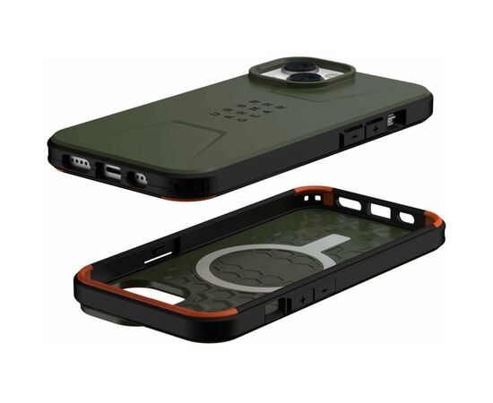 Чехол для моб. телефона Uag Apple iPhone 14 Civilian Magsafe, Olive (114036117272), изображение 10