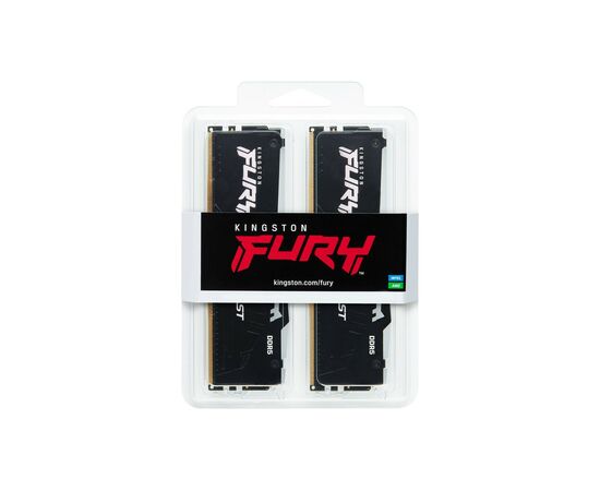 Модуль памяти для компьютера DDR5 32GB (2x16GB) 4800 MHz Beast Kingston Fury (ex.HyperX) (KF548C38BBAK2-32), изображение 6 Модуль памяти для компьютера DDR5 32GB (2x16GB) 4800 MHz Beast Kingston Fury (ex.HyperX) (KF548C38BBAK2-32), изображение 6