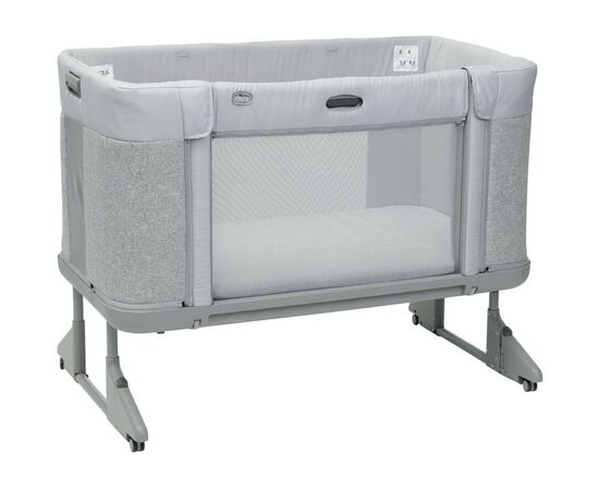 Ліжечко Chicco Next2Me Forever 3 в 1 Сіре (79650.61)