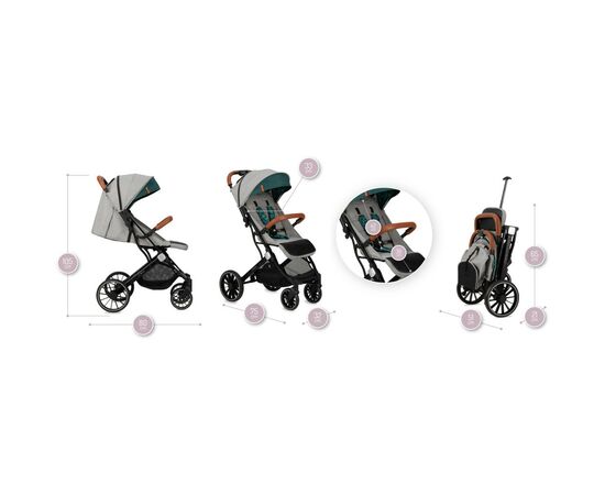 Коляска MoMi Estelle Dakar Jungle (WOSP00022), изображение 9 Коляска MoMi Estelle Dakar Jungle (WOSP00022), изображение 9