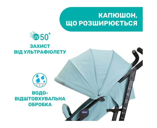 Коляска Chicco Liteway 4 Голубая (79892.13), изображение 4 Коляска Chicco Liteway 4 Голубая (79892.13), изображение 4