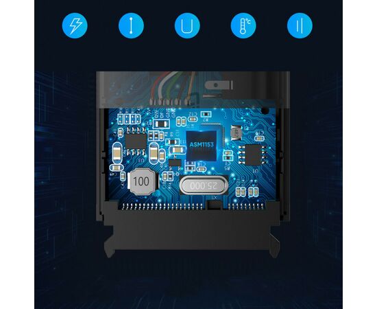 Переходник USB 3.0 Type-А to SATA III (F) CM257 Ugreen (60561), изображение 10 Переходник USB 3.0 Type-А to SATA III (F) CM257 Ugreen (60561), изображение 10