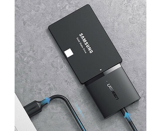 Переходник USB 3.0 Type-А to SATA III (F) CM257 Ugreen (60561), изображение 4 Переходник USB 3.0 Type-А to SATA III (F) CM257 Ugreen (60561), изображение 4