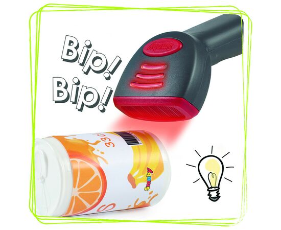 Игровой набор Smoby Интерактивный супермаркет с электронной кассой и тележкой (350234), изображение 10