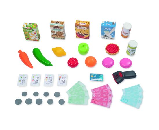 Игровой набор Smoby Интерактивный супермаркет с электронной кассой и тележкой (350234), изображение 3