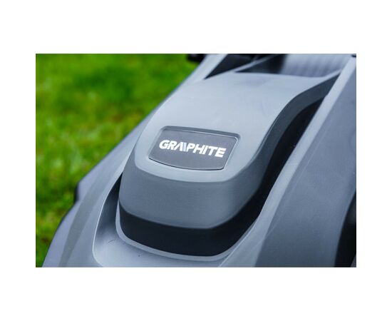 Газонокосилка Graphite 2000Вт, 43см, 45л, 20-70мм, 14кг (59G475), изображение 10 Газонокосилка Graphite 2000Вт, 43см, 45л, 20-70мм, 14кг (59G475), изображение 10