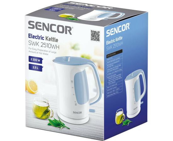 Электрочайник Sencor SWK 2510 WH (SWK2510WH), изображение 11 Электрочайник Sencor SWK 2510 WH (SWK2510WH), изображение 11