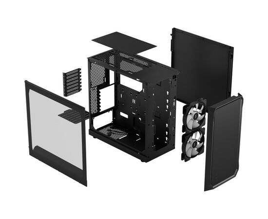 Корпус Fractal Design Focus 2 RGB Blck TG Clear Tint (FD-C-FOC2A-03), изображение 12