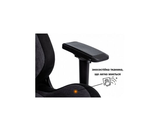 Кресло игровое GT Racer X-8005 Dark Gray/Black Suede, изображение 6 Кресло игровое GT Racer X-8005 Dark Gray/Black Suede, изображение 6