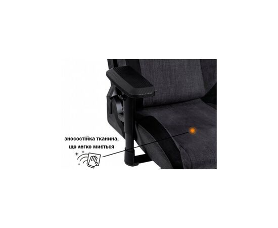 Кресло игровое GT Racer X-8005 Dark Gray/Black Suede, изображение 7 Кресло игровое GT Racer X-8005 Dark Gray/Black Suede, изображение 7