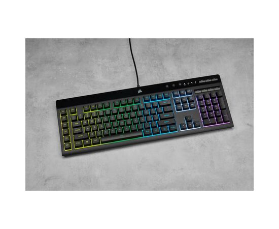 Клавиатура Corsair K55 RGB Pro USB UA Black (CH-9226765-RU), изображение 4 Клавиатура Corsair K55 RGB Pro USB UA Black (CH-9226765-RU), изображение 4