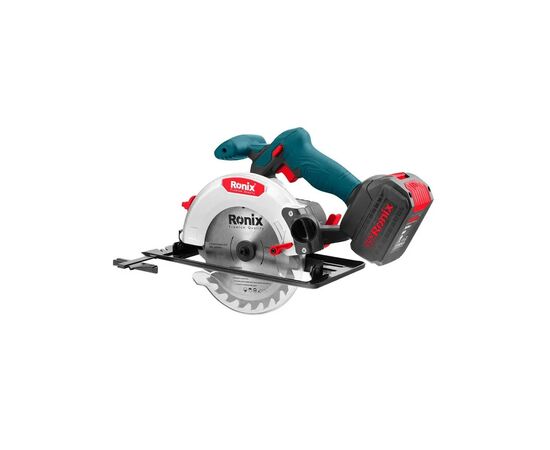 Дисковая пила Ronix циркулярная 20Вт, 165мм, 4Ah x 2 (8609), изображение 2 Дисковая пила Ronix циркулярная 20Вт, 165мм, 4Ah x 2 (8609), изображение 2