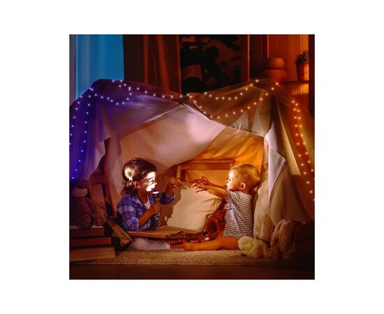 Гирлянда Twinkly Smart LED Dots Lights RGB 400 Gen II, IP44, 20м, прозрачный (TWD400STP-TEU), изображение 7 Гирлянда Twinkly Smart LED Dots Lights RGB 400 Gen II, IP44, 20м, прозрачный (TWD400STP-TEU), изображение 7