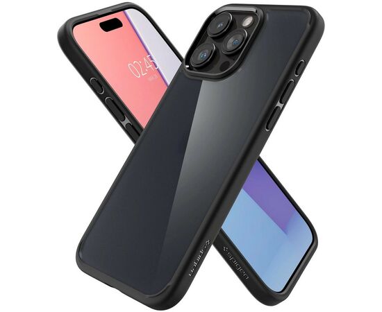 Чехол для мобильного телефона Spigen Apple iPhone 15 Pro Ultra Hybrid Frost Black (ACS06709), изображение 10 Чехол для мобильного телефона Spigen Apple iPhone 15 Pro Ultra Hybrid Frost Black (ACS06709), изображение 10