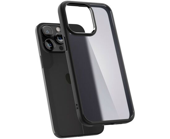 Чехол для мобильного телефона Spigen Apple iPhone 15 Pro Ultra Hybrid Frost Black (ACS06709), изображение 8 Чехол для мобильного телефона Spigen Apple iPhone 15 Pro Ultra Hybrid Frost Black (ACS06709), изображение 8