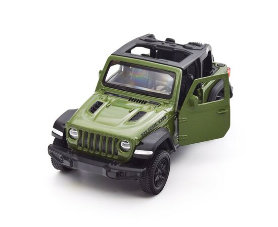 Машина Techno Drive Jeep Wrangler Rubicon 2021 зеленый (250339U), изображение 9 Машина Techno Drive Jeep Wrangler Rubicon 2021 зеленый (250339U), изображение 9